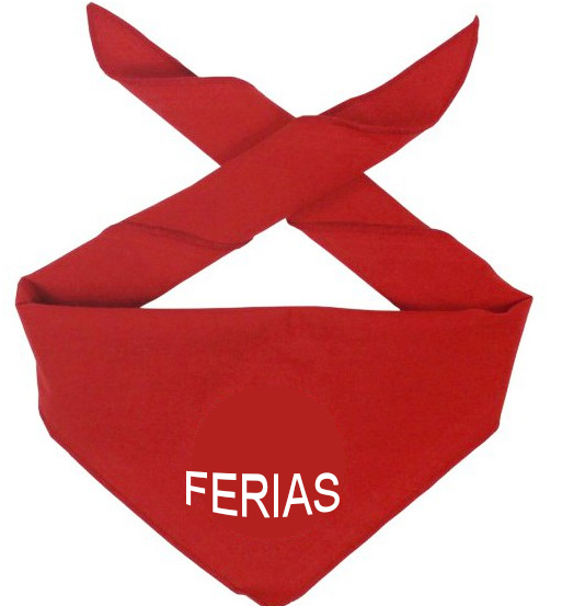 FOULARDS PERSONNALISES POUR COMITES DES FETES, FESTIVALS, EVENEMENTS. FOULARDS DE FERIA PERSONNALISES - ; personnalisation textile Tarbes